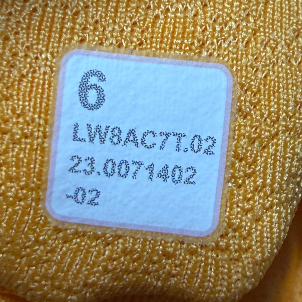 Lululemon Pace Rival Skirt Mid Rise Long Mango Dream Orange Women 6 Athletic - Picture 7 of 11